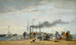 Jetty and Wharf at Trouville, 1863